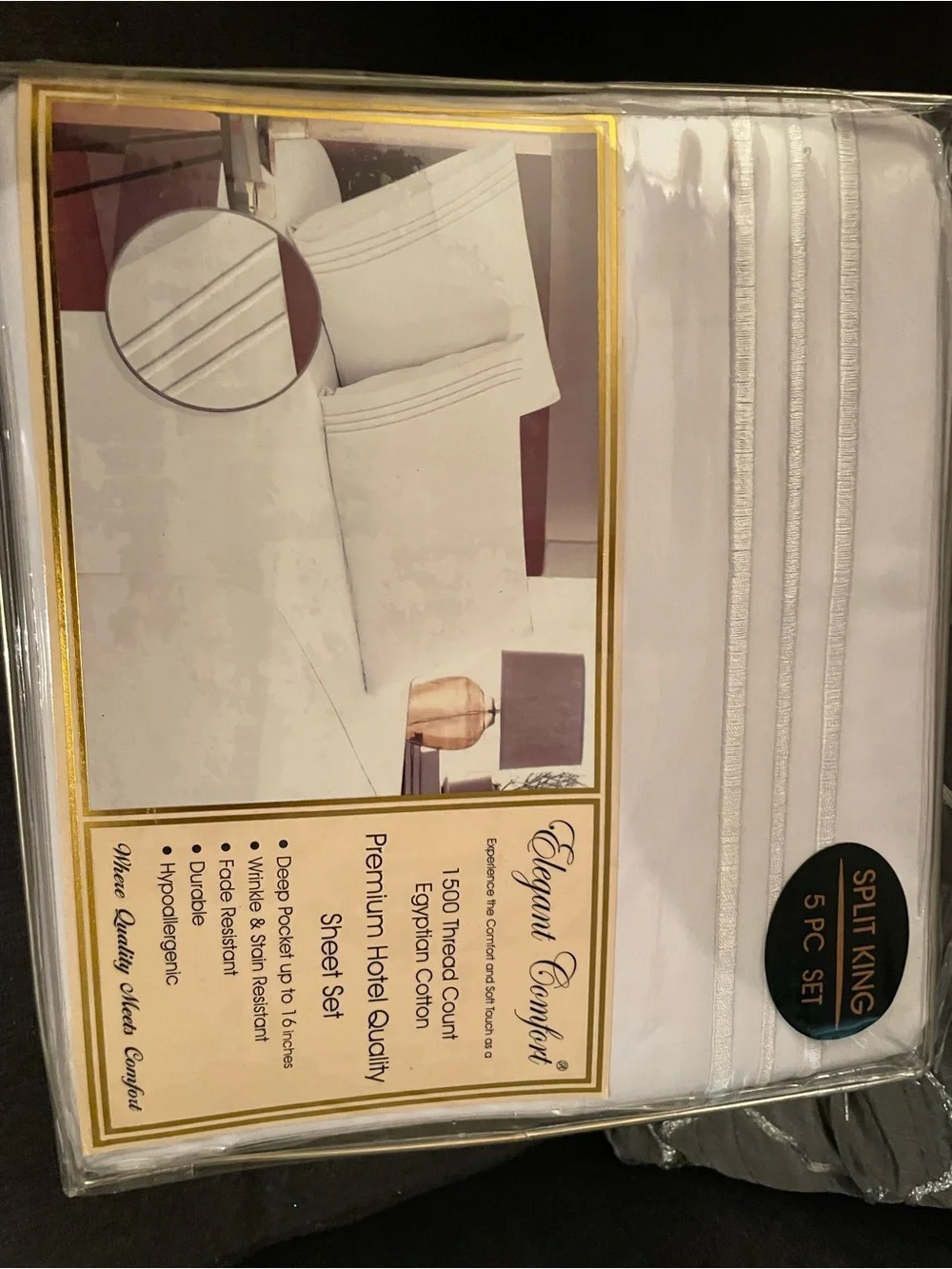4- King Split Sheet sets